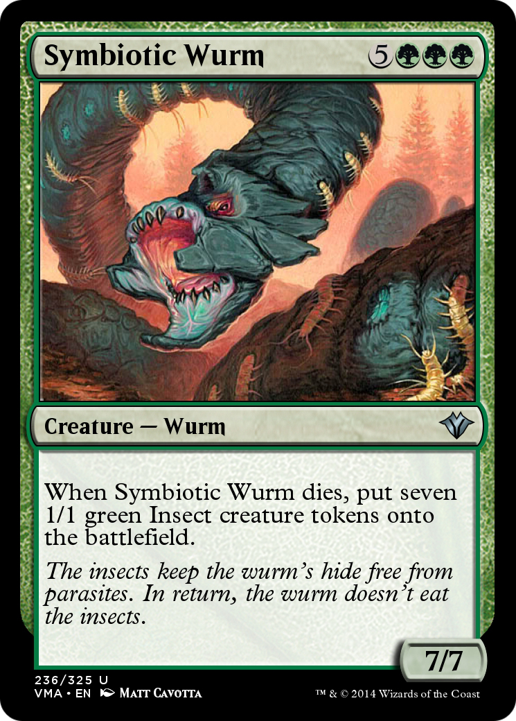 Symbiotic Wurm Card Image