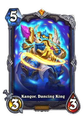 Kangor, Dancing King Signature Card Image