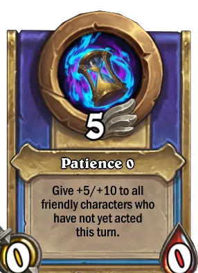 Patience {0} Card Image