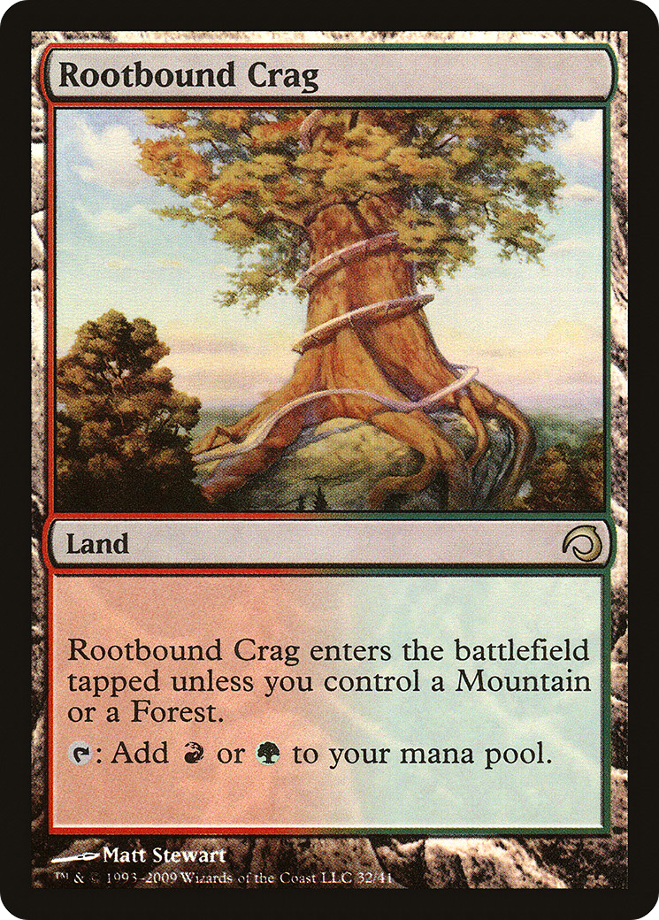 Rootbound Crag Card Image