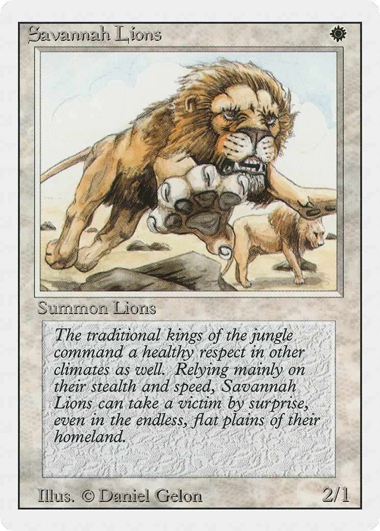 Savannah Lions Card Image