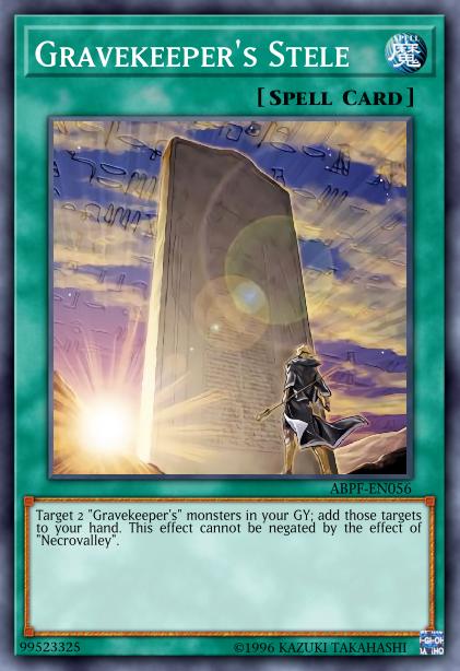 Gravekeeper's Stele Card Image