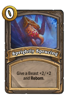 Sprightly Sprucing Card Image