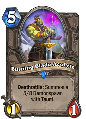 Burning Blade Acolyte Card Image