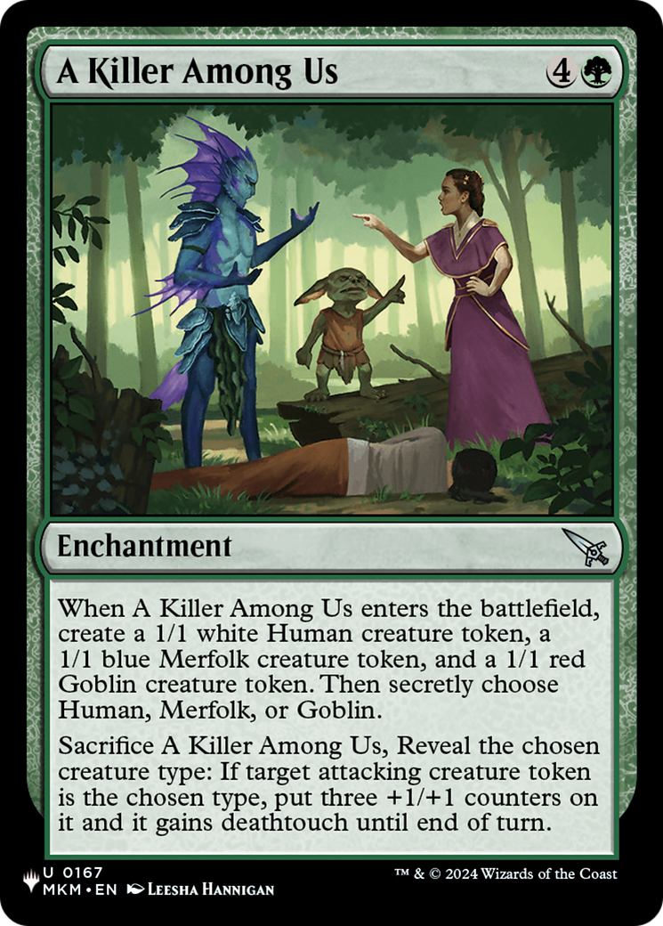 A Killer Among Us Card Image
