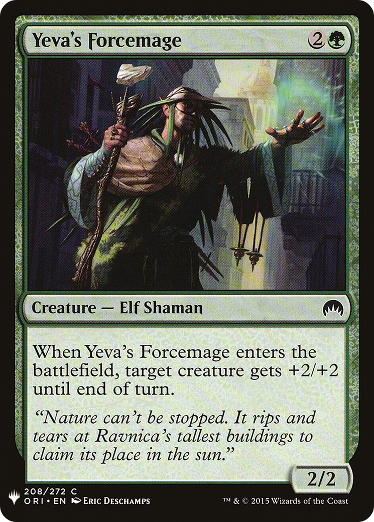 Yeva's Forcemage Card Image