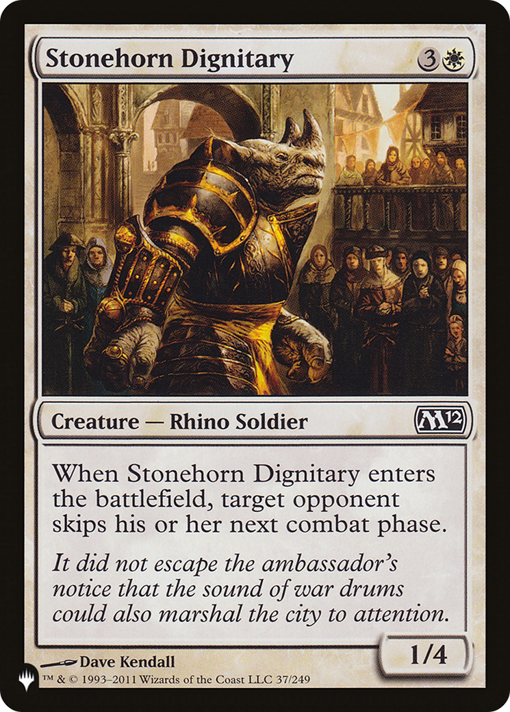 Stonehorn Dignitary Card Image