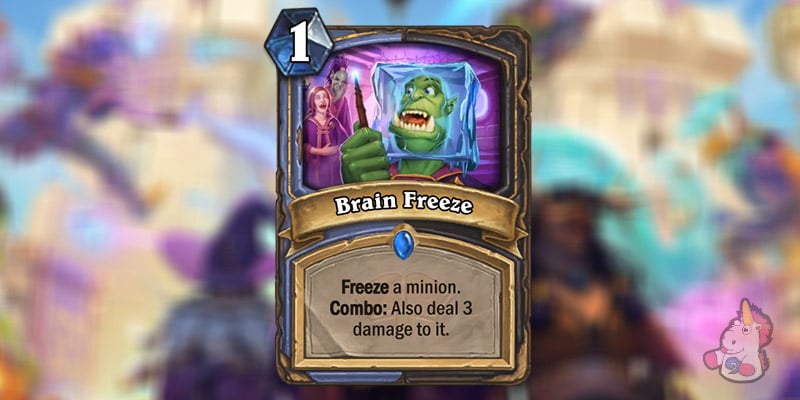 Brain Freeze is a New Mage & Rogue Card Revealed for Hearthstone's Scholomance Academy Expansion