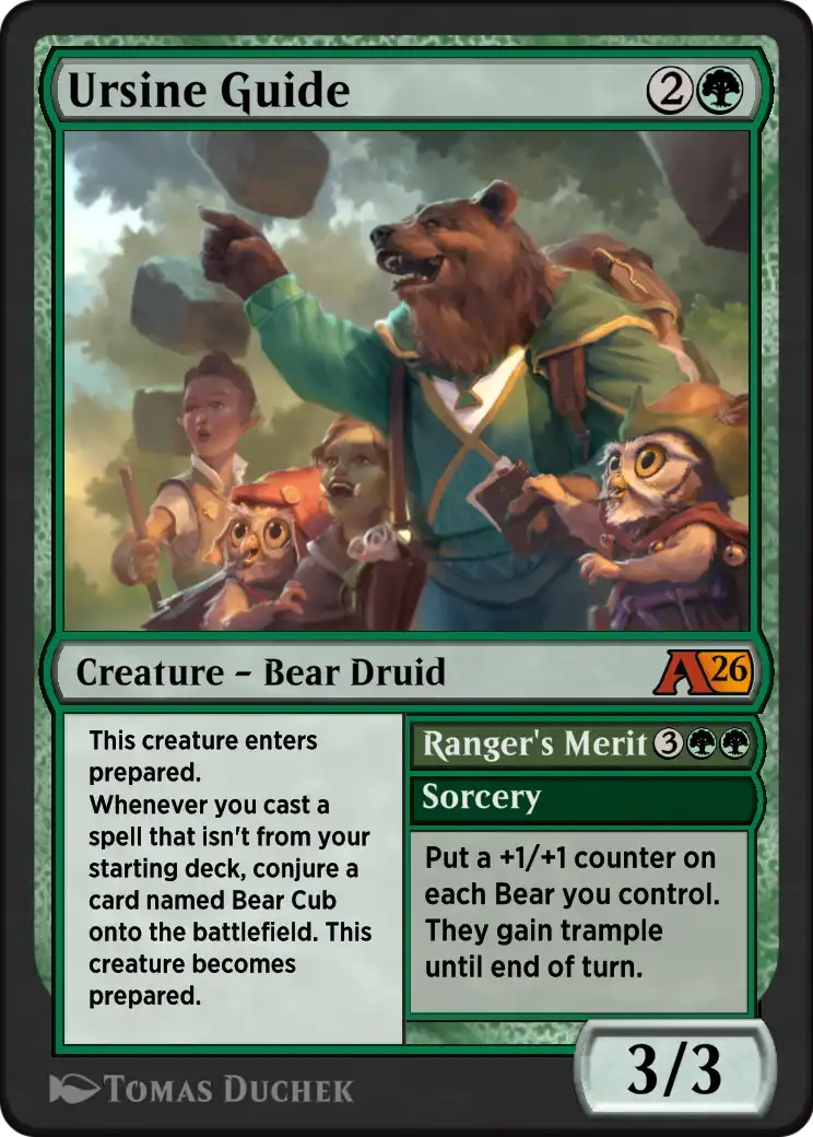Ranger's Merit Magic: The Gathering card