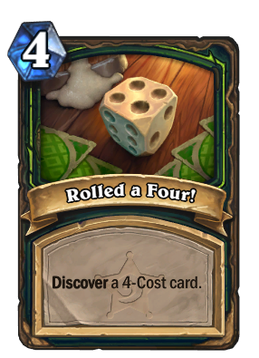 Rolled a Four! Card Image