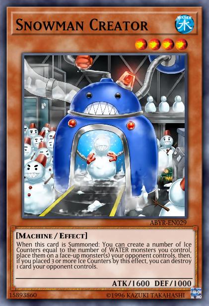 Snowman Creator Card Image