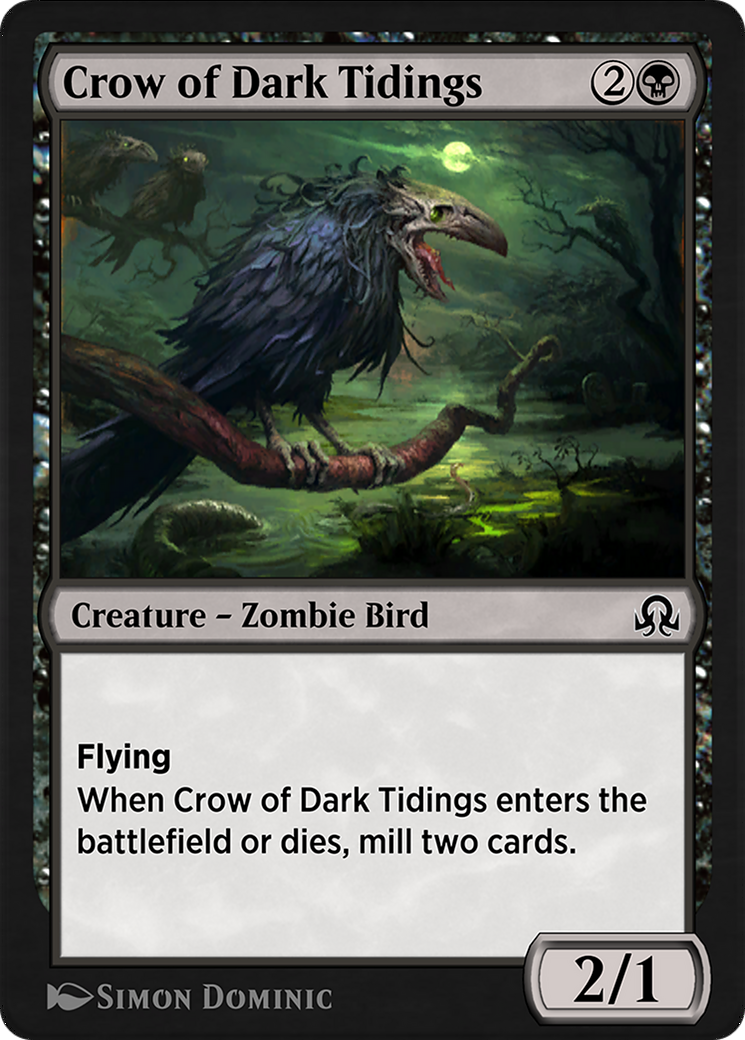 Crow of Dark Tidings Card Image