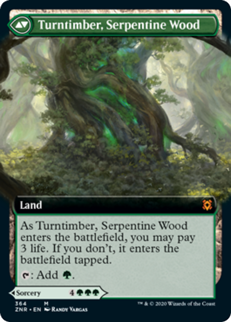 Turntimber Symbiosis // Turntimber, Serpentine Wood Card Image