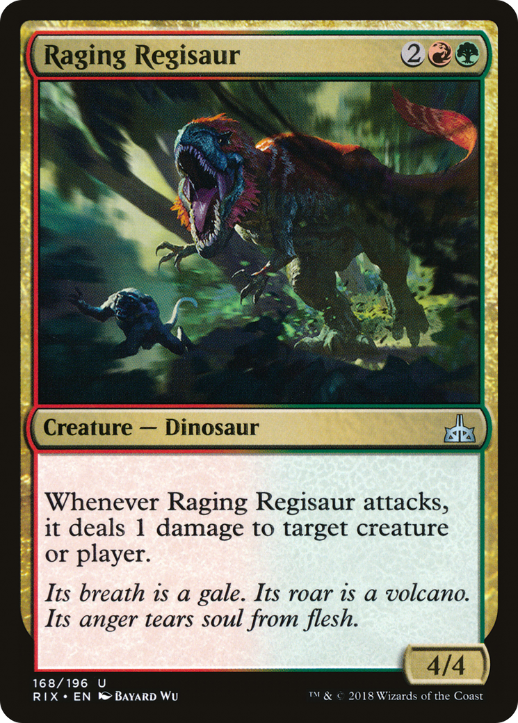 Raging Regisaur Card Image