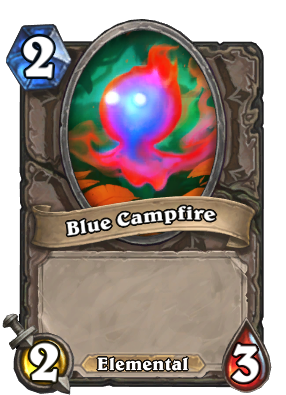 Blue Campfire Card Image