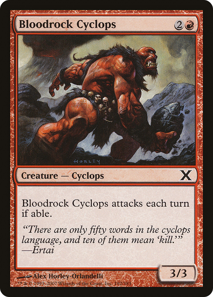 Bloodrock Cyclops Card Image