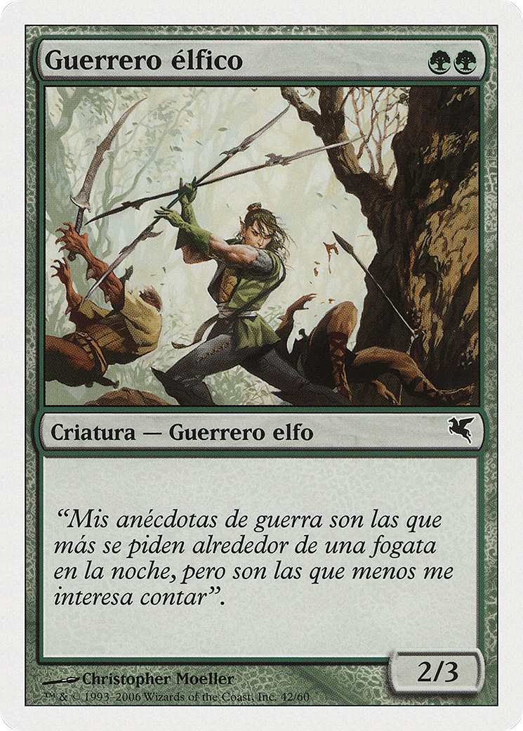 Elvish Warrior Card Image