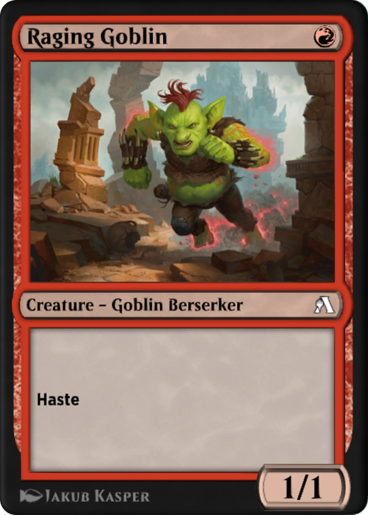 Raging Goblin Card Image