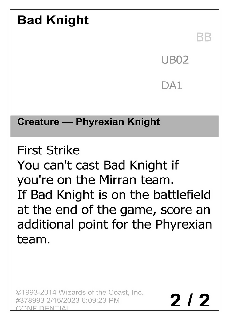 Bad Knight Card Image