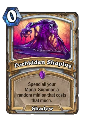 Forbidden Shaping Card Image