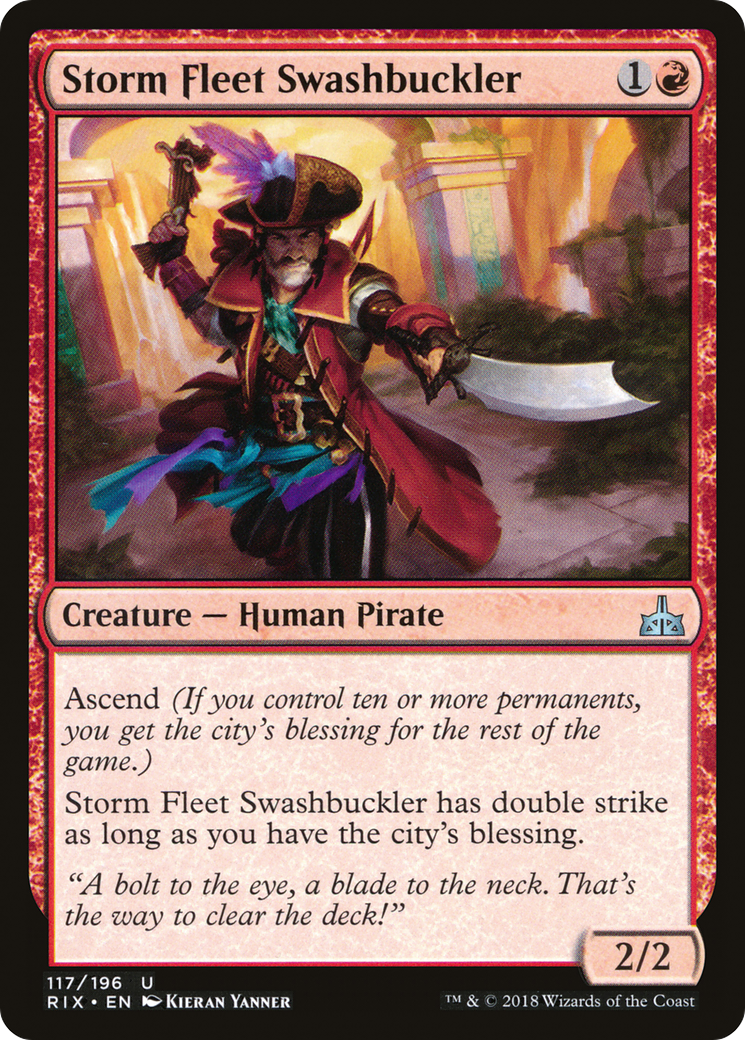 Storm Fleet Swashbuckler Card Image