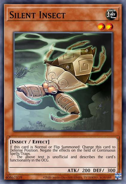 Silent Insect Card Image