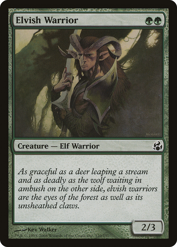 Elvish Warrior Card Image