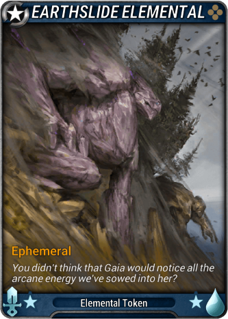 Earthslide Elemental Card Image