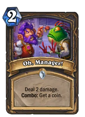 Oh, Manager! Card Image