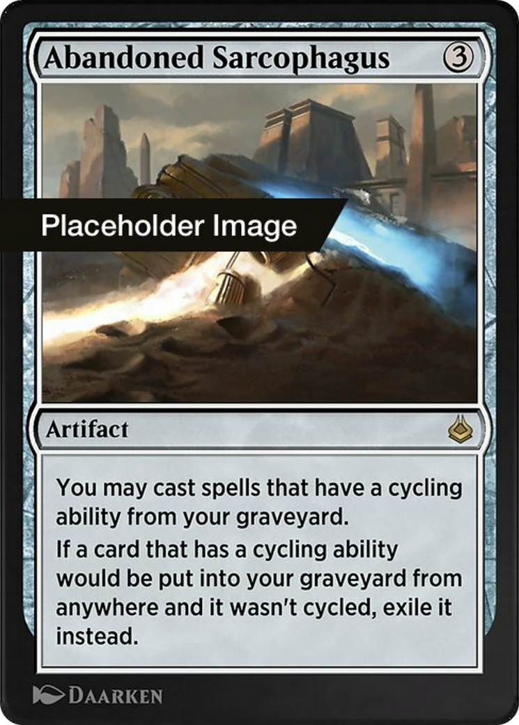 Abandoned Sarcophagus Card Image