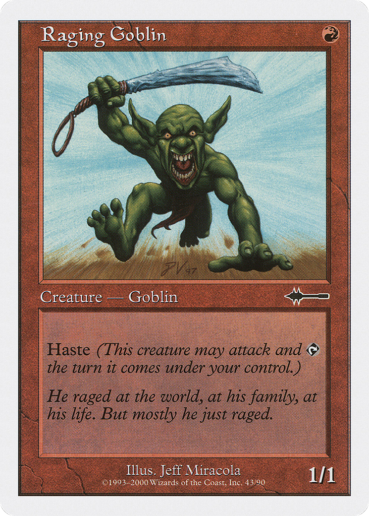 Raging Goblin Card Image