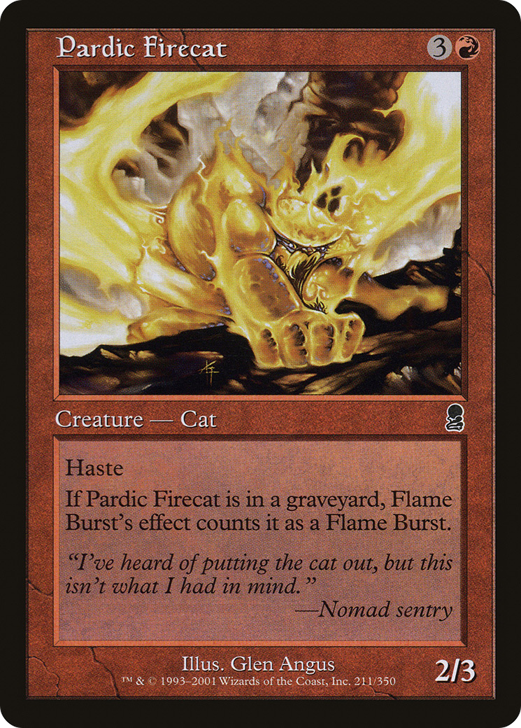 Pardic Firecat Card Image