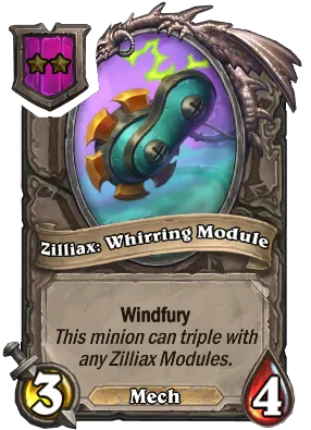 Zilliax: Whirring Module Card Image