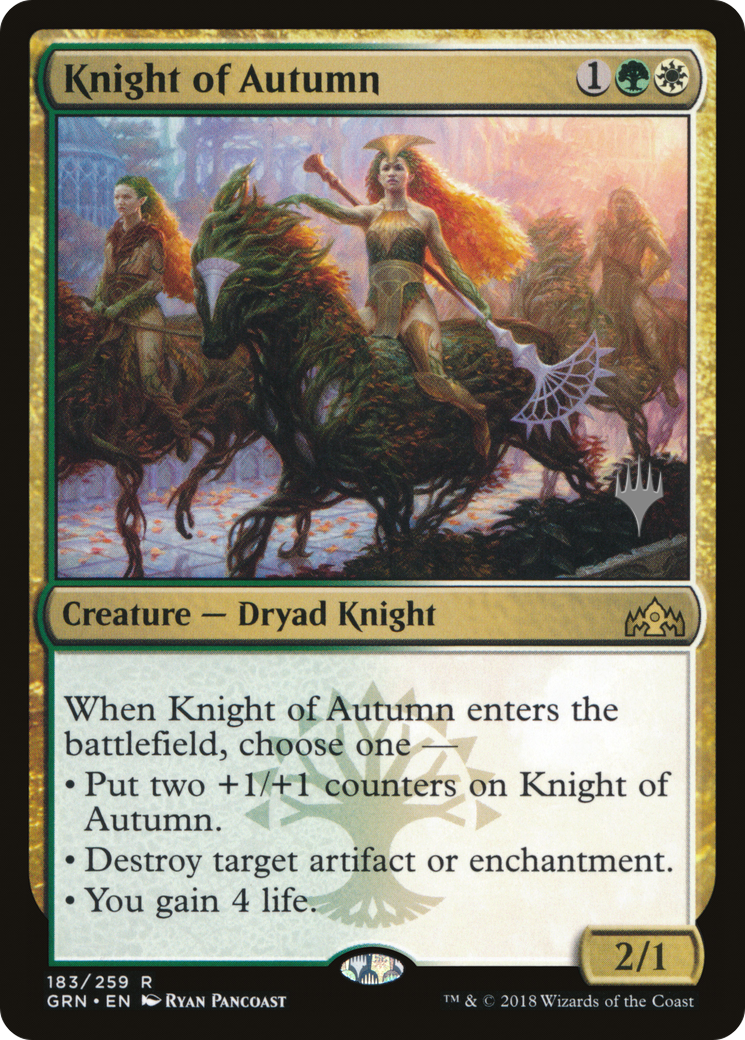 Knight of Autumn Card Image