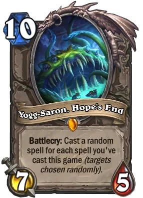 Yogg-Saron, Hope's End Card Image