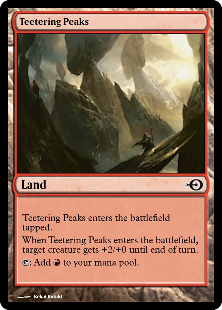 Teetering Peaks Card Image