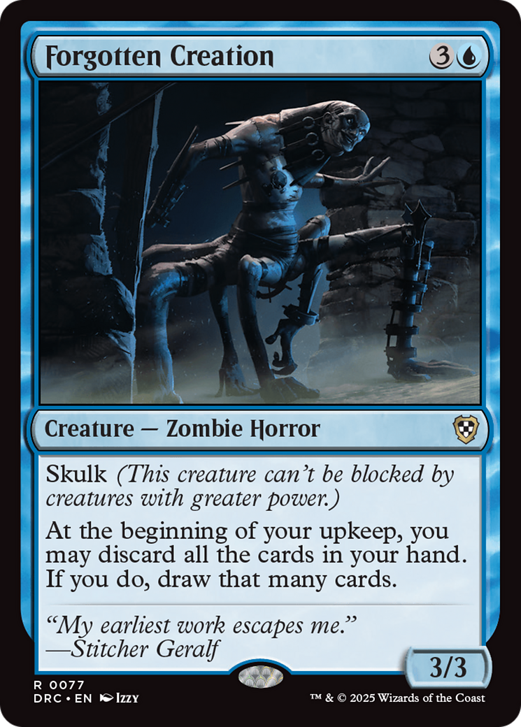 Forgotten Creation Card Image