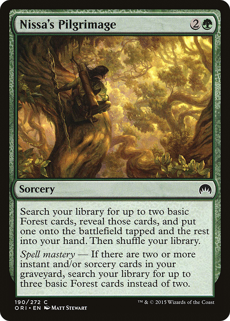 Nissa's Pilgrimage Card Image