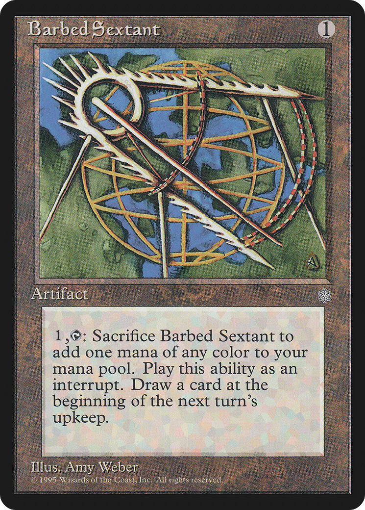 Barbed Sextant Card Image