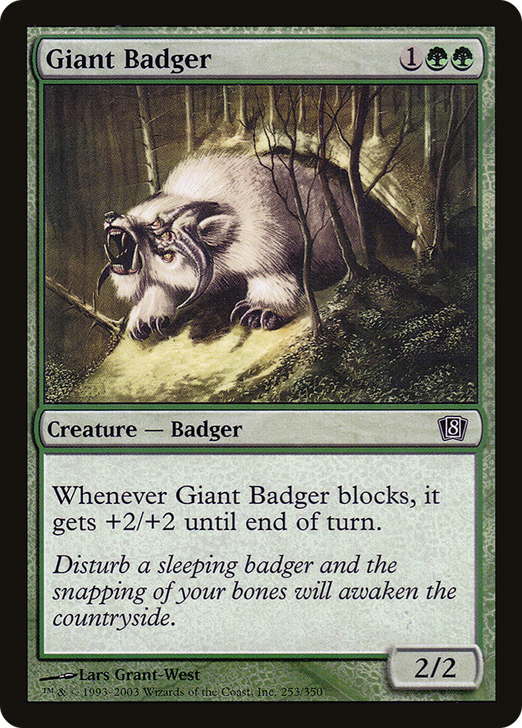 Giant Badger Card Image