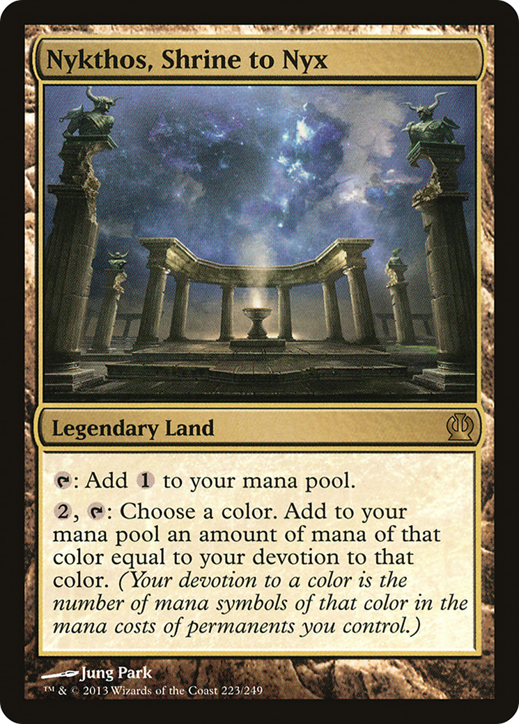 Nykthos, Shrine to Nyx Card Image