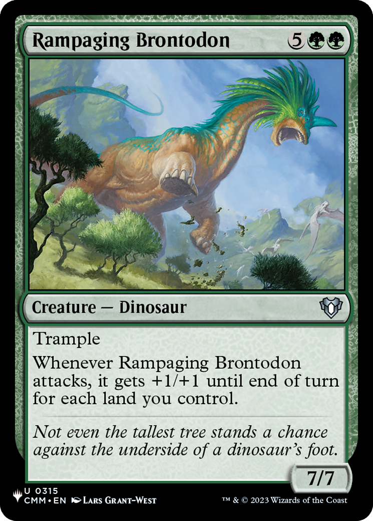 Rampaging Brontodon Card Image