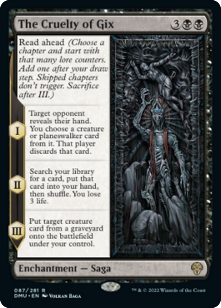 The Cruelty of Gix Card Image