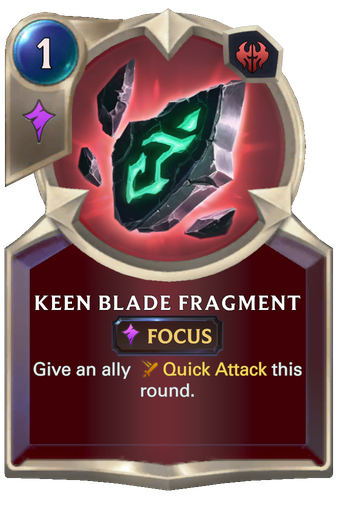 Keen Blade Fragment Card Image