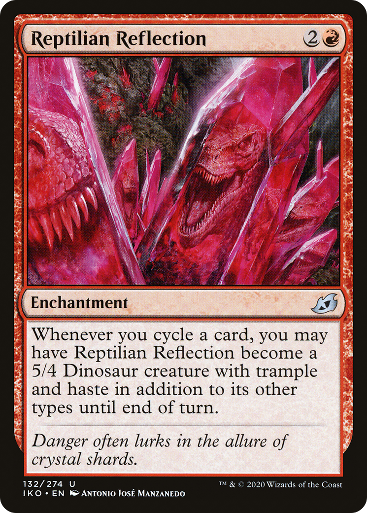 Reptilian Reflection Card Image
