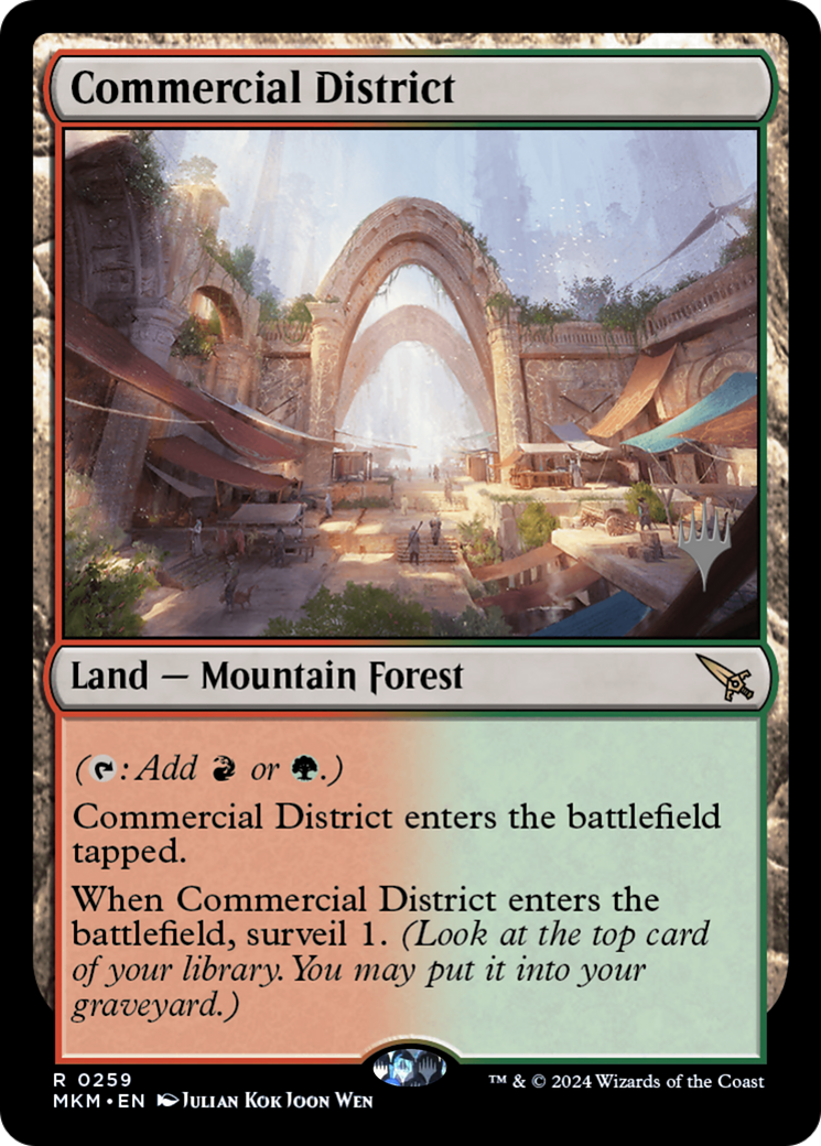 Commercial District Card Image