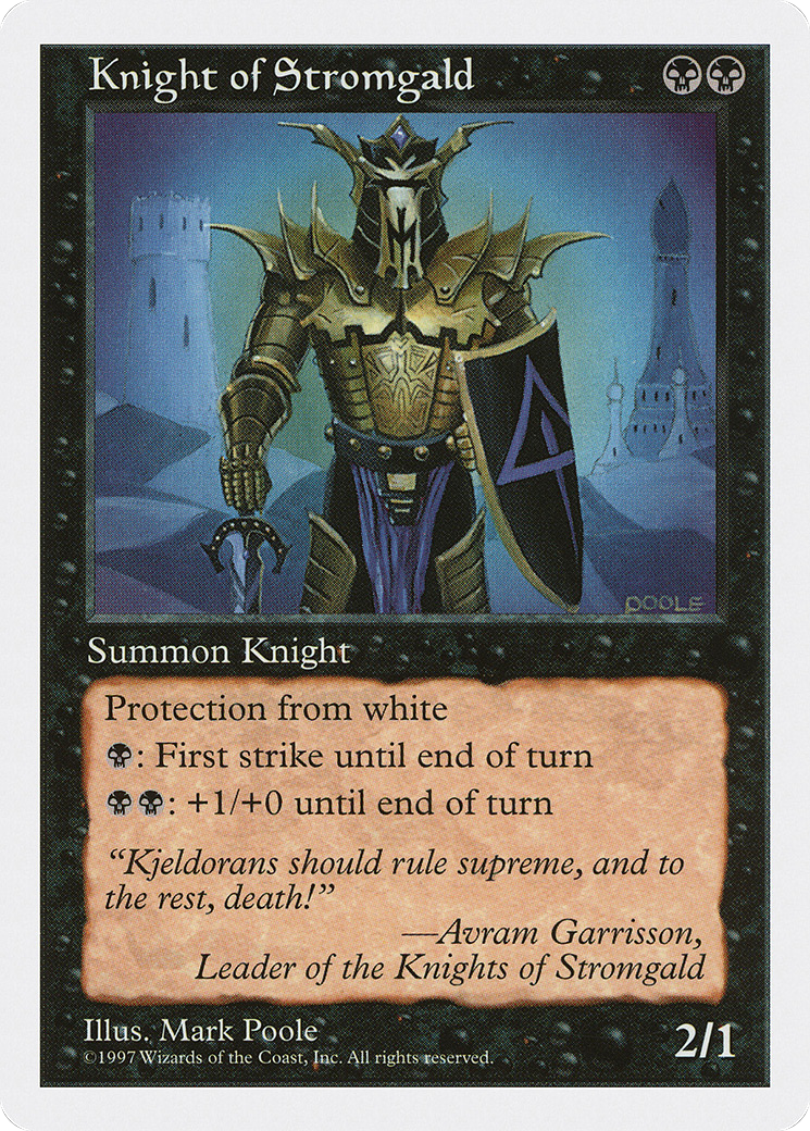 Knight of Stromgald Card Image