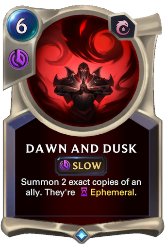 Dawn and Dusk Card Image