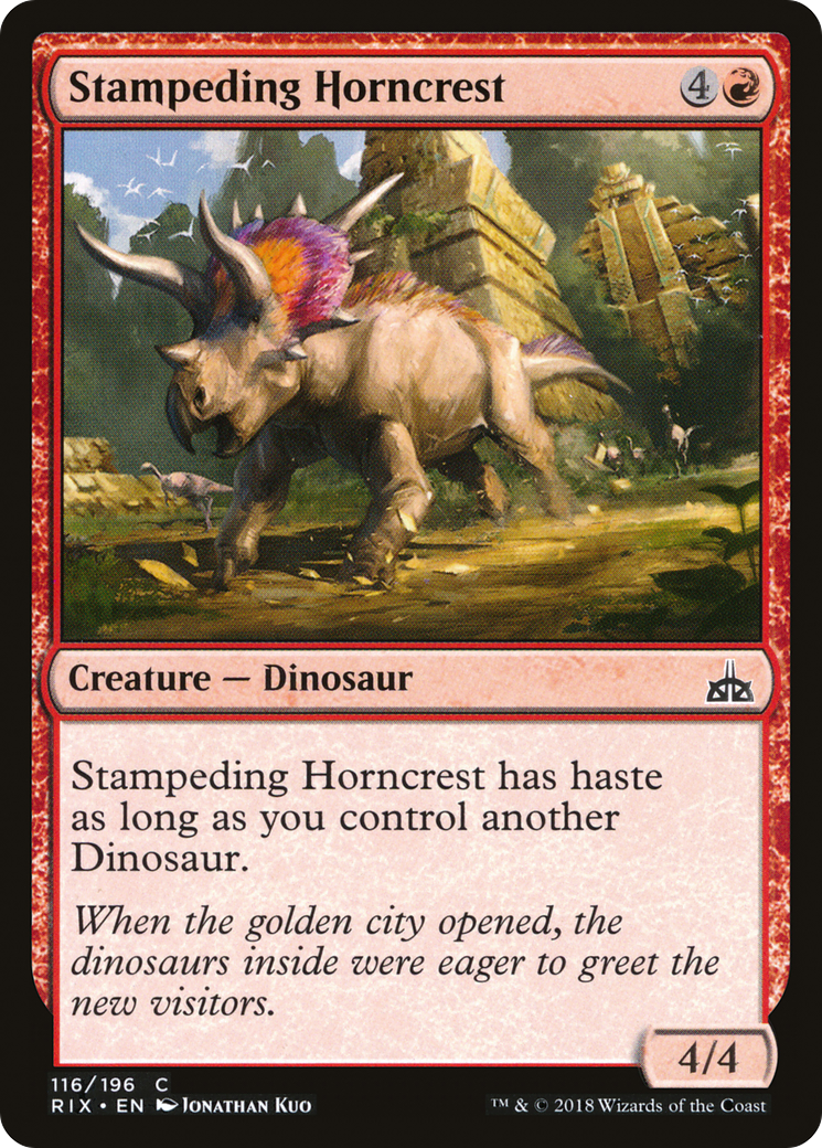 Stampeding Horncrest Card Image