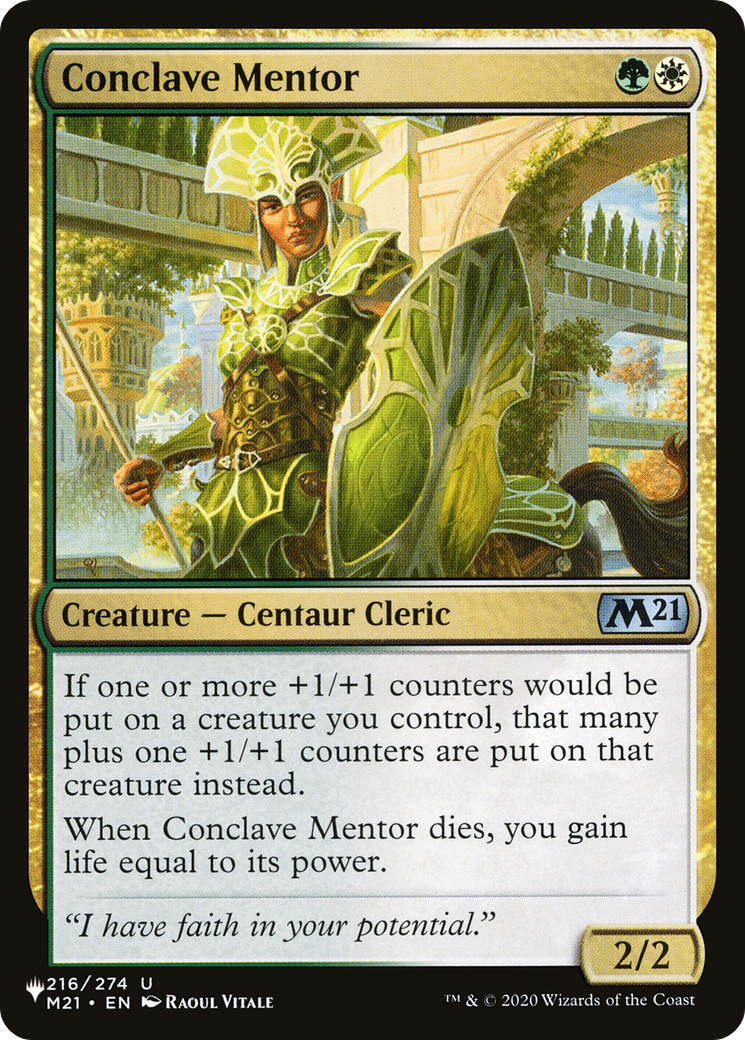 Conclave Mentor Card Image